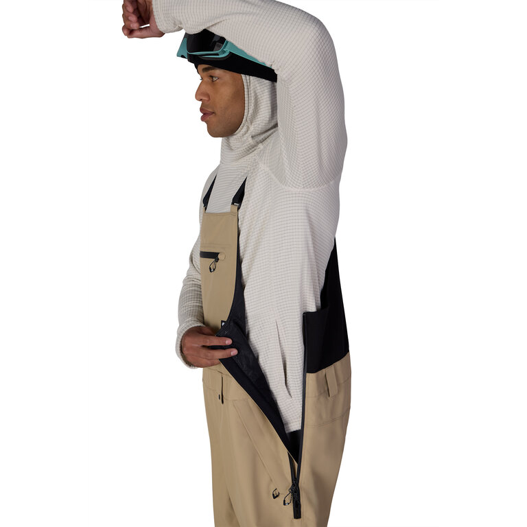 686 686 - Lockup Shell Bib Khaki