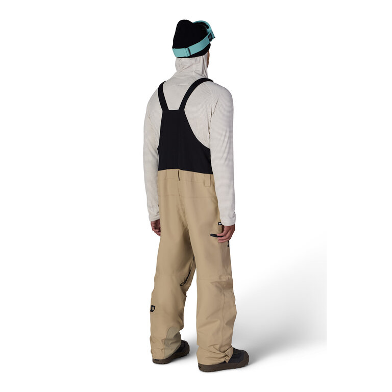 686 686 - Lockup Shell Bib Khaki