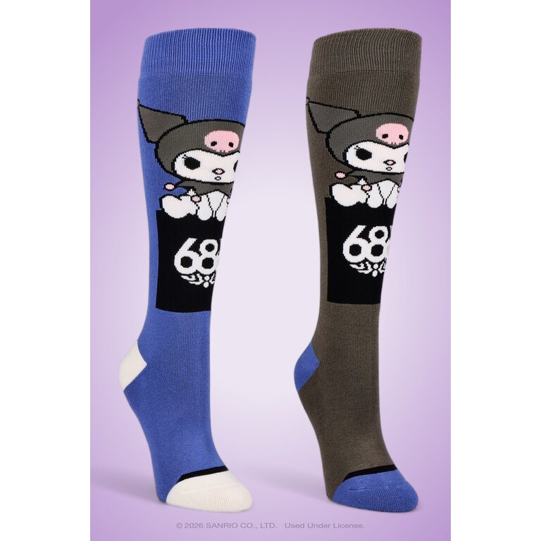 686 686 - W's Kuromi Socks 2pk