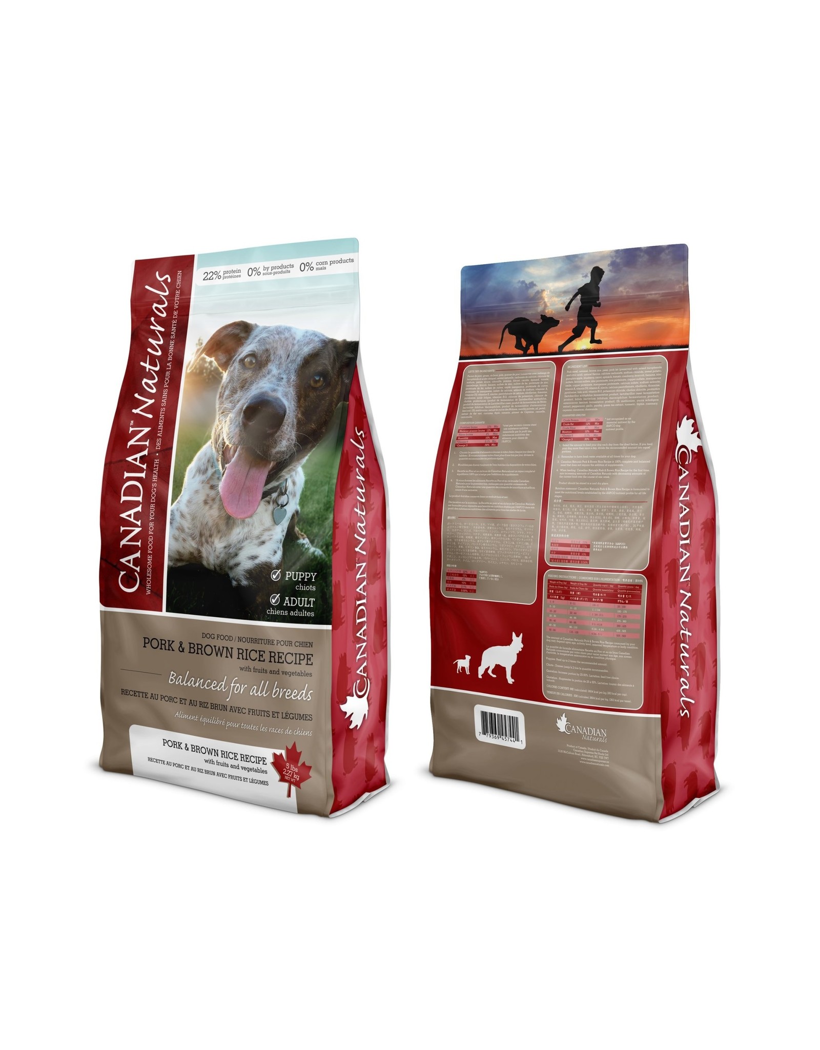Canadian Naturals Canadian Naturals Pork & Brown Rice [DOG]