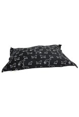 Be One Breed Cloud Pillow Black Doggies Bed Large 35” x 46”