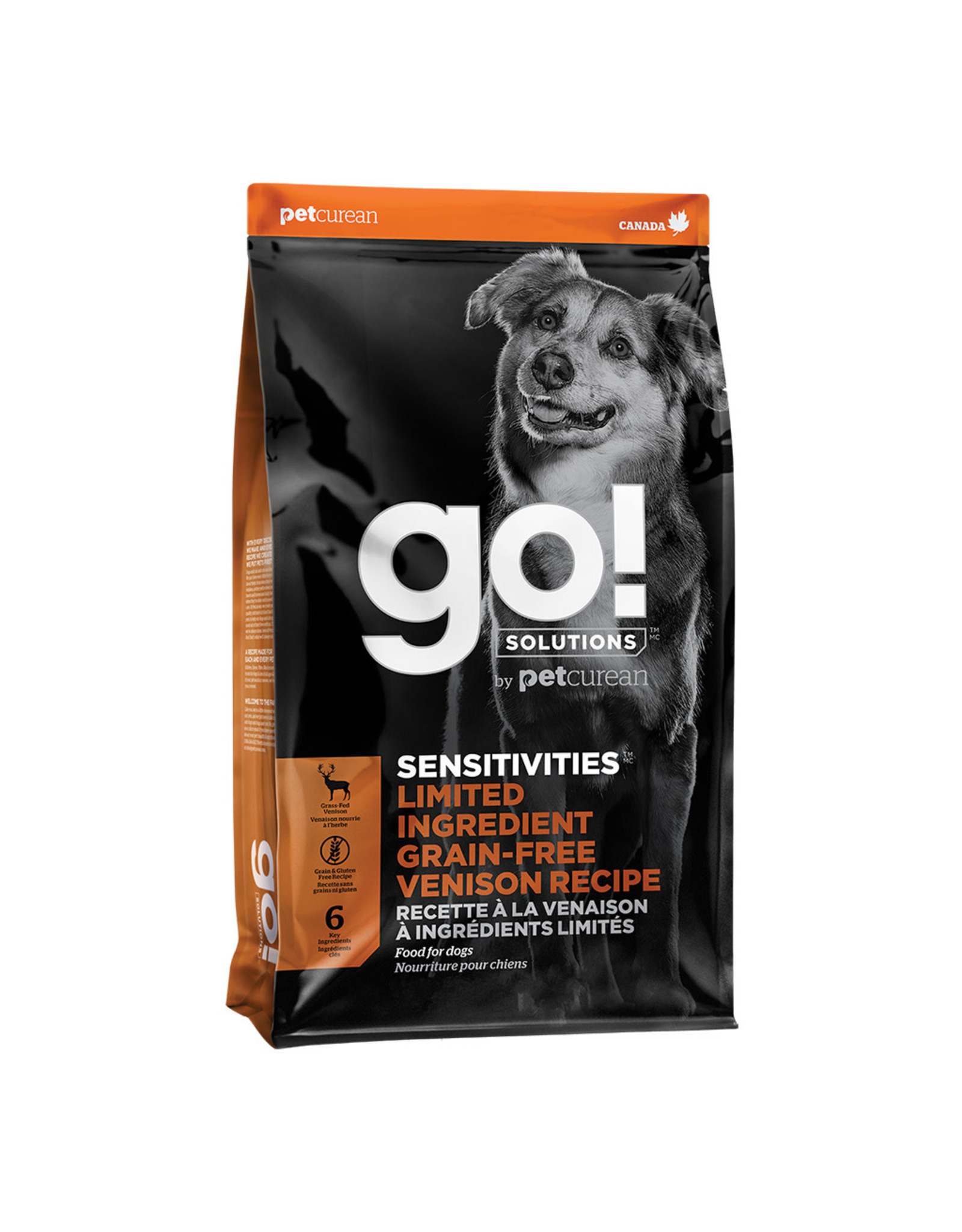 Petcurean GO! Sensitivities GF LID Venison [DOG]