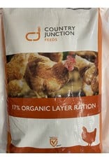 Country Junction Feeds Country Junction 17% Organic Layer Pellet 20KG