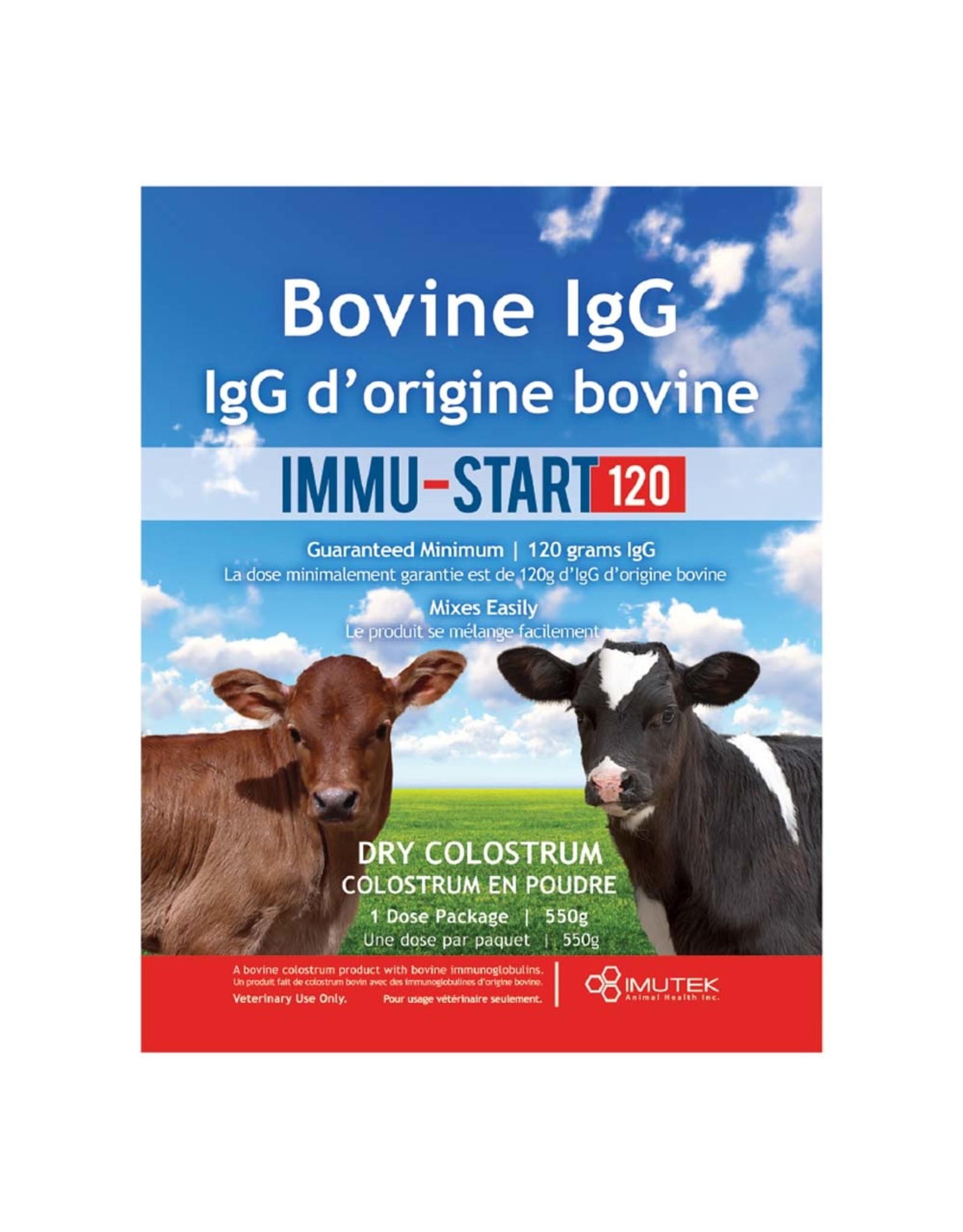 Imu-Tek Immu-Start 120 Bovine Colostrum 550G