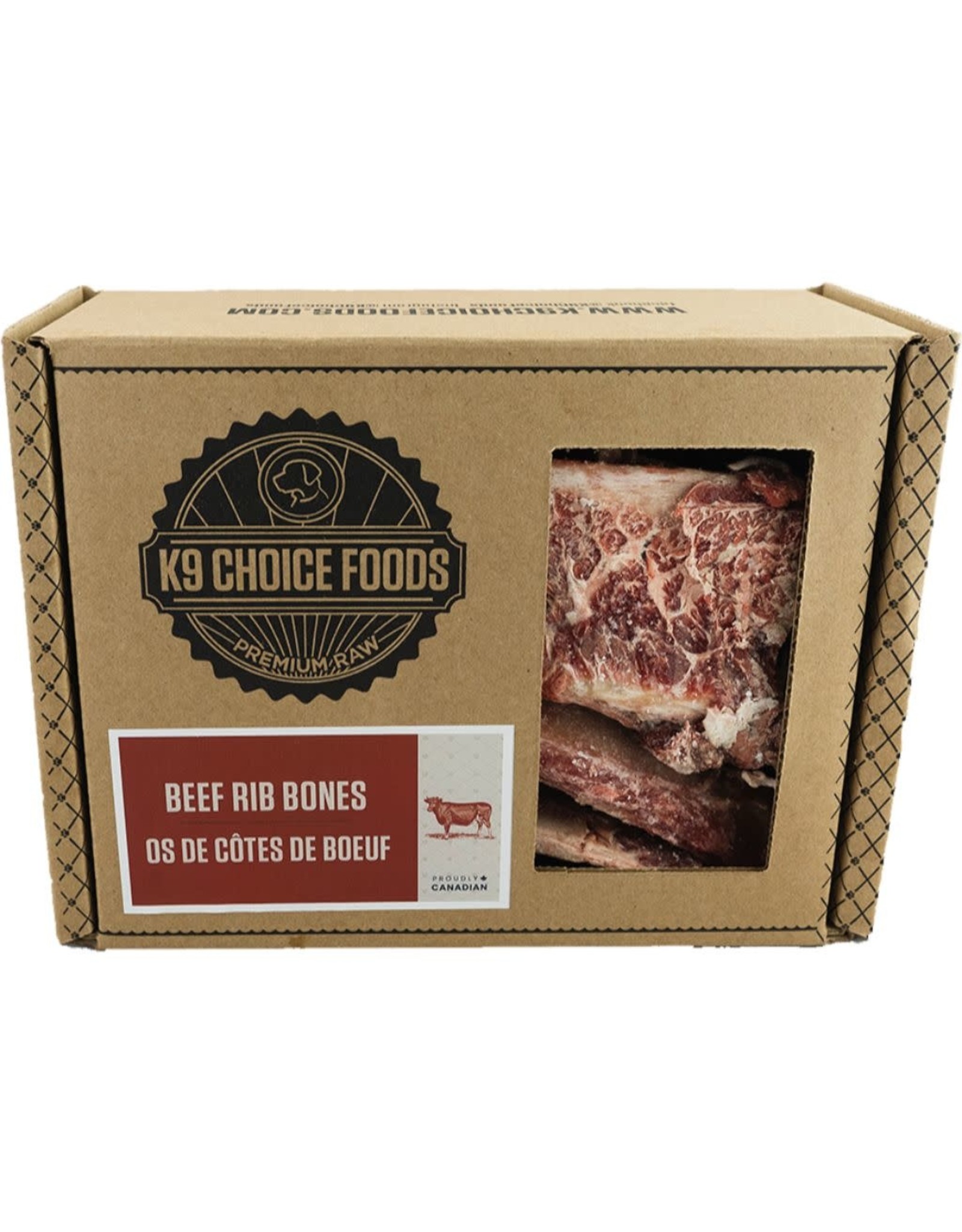 K9 Choice K9 Choice Frozen - Long Rib Bones 5-7" 3 LB