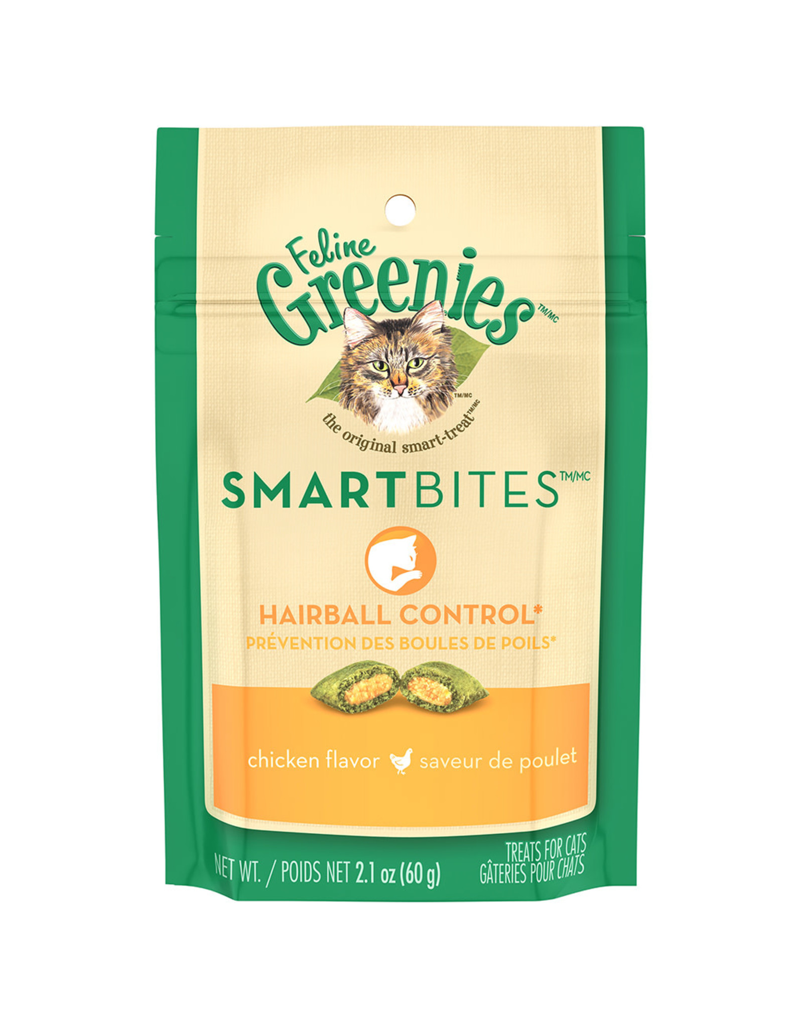 Greenies Smartbites Hairball Control Treats 2.1OZ