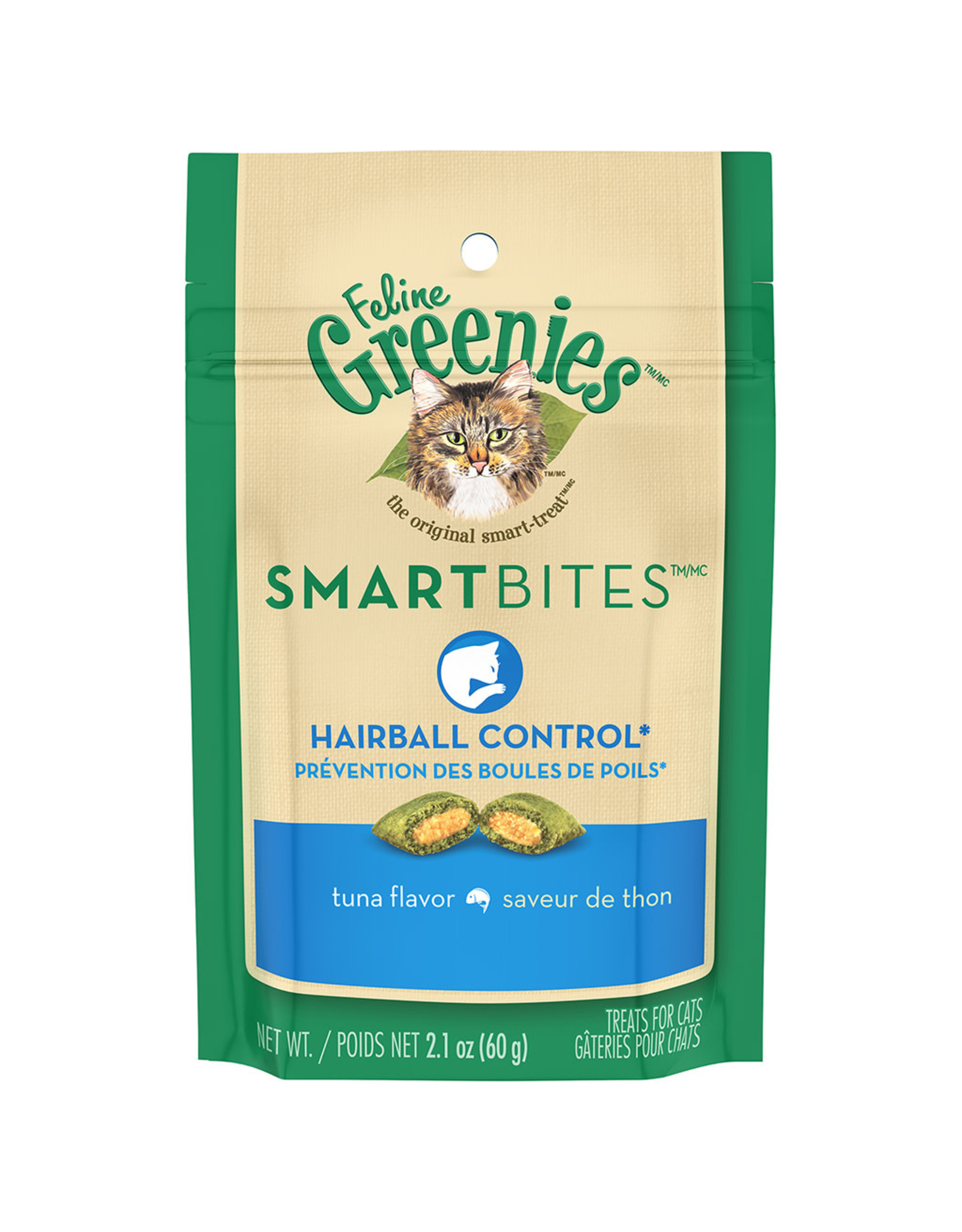 Greenies Smartbites Hairball Control Treats 2.1OZ