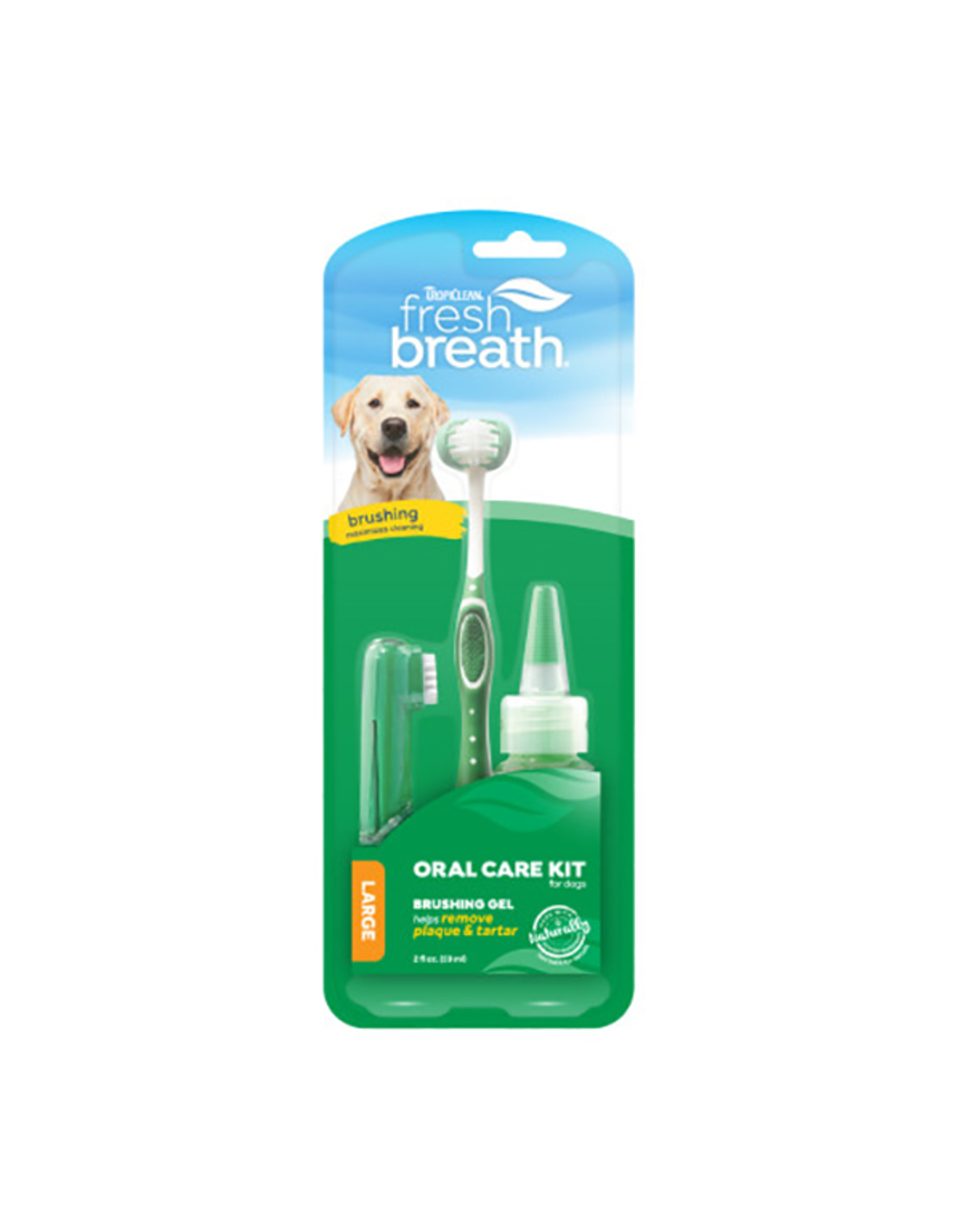 Fresh Breath by TropiClean TropiClean Fresh Breath Oral Care Brushing Kit [DOG] 2OZ