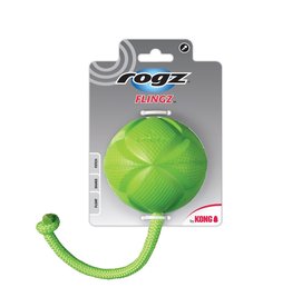 Rogz by Kong Rogz Flingz Ball with Rope LG