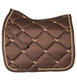 Back On Track Back On Track Nights Collection Dressage Saddle Pad Coffee