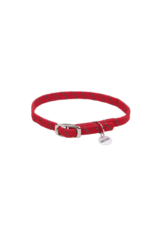 Coastal Pet Products Elasta Cat Reflective Safety Stretch Collar Red 10”