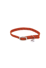 Coastal Pet Products Elasta Cat Reflective Safety Stretch Collar Orange 10”