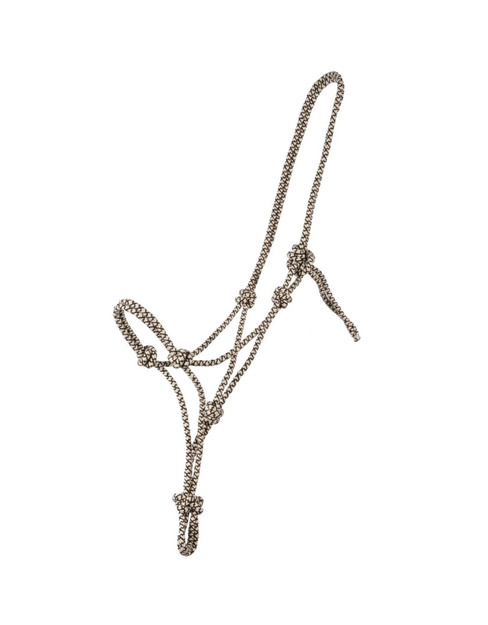 Western Rawhide Fashion Check Webbed Rope Halter