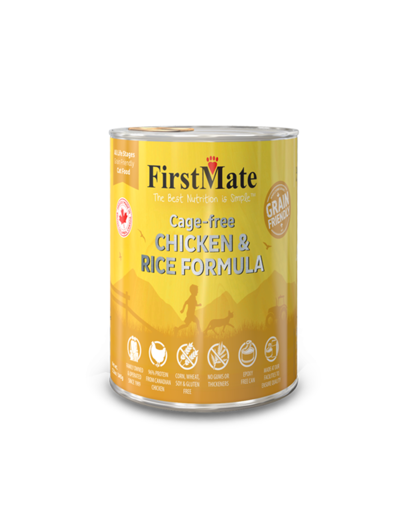FirstMate FirstMate Cage Free Chicken & Rice [DOG] 12.2OZ