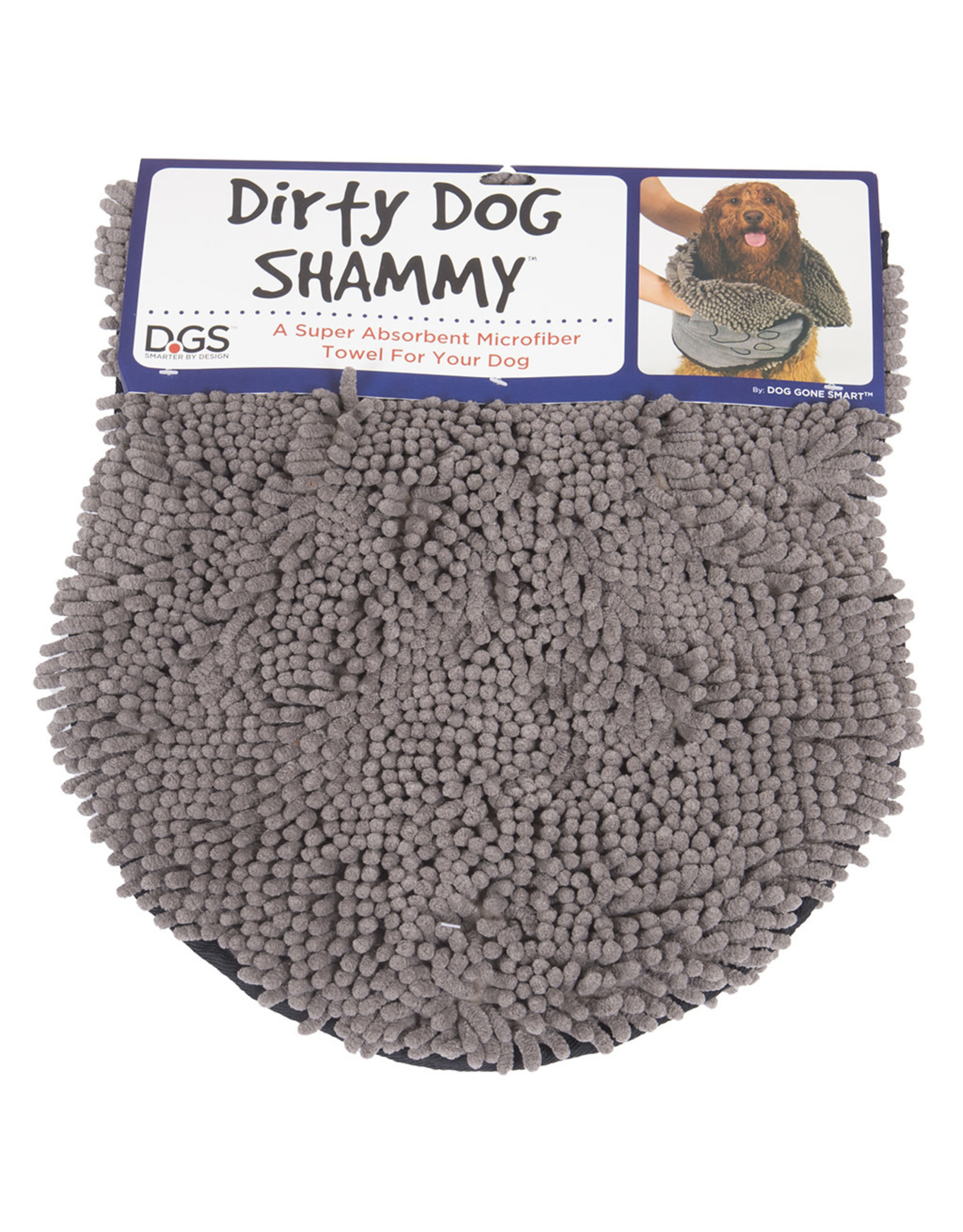 Dog Gone Smart Dirty Dog Shammy Gray 13" x 31" ~