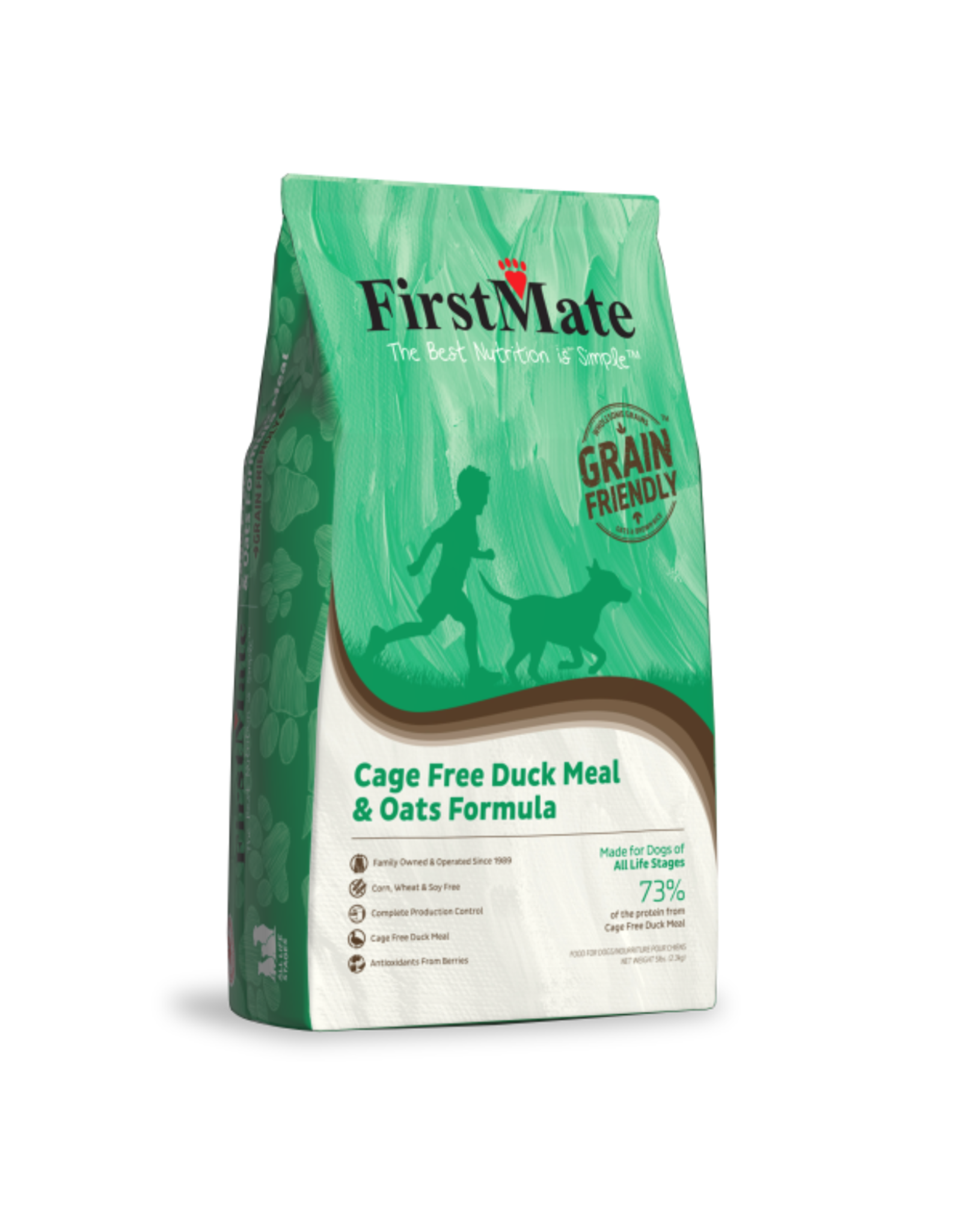 FirstMate FirstMate Cage Free Duck & Oats [DOG] 5LB