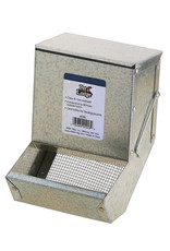 Little Giant Small Animal Galvanized Feeder w/ Sifter Bottom 5"