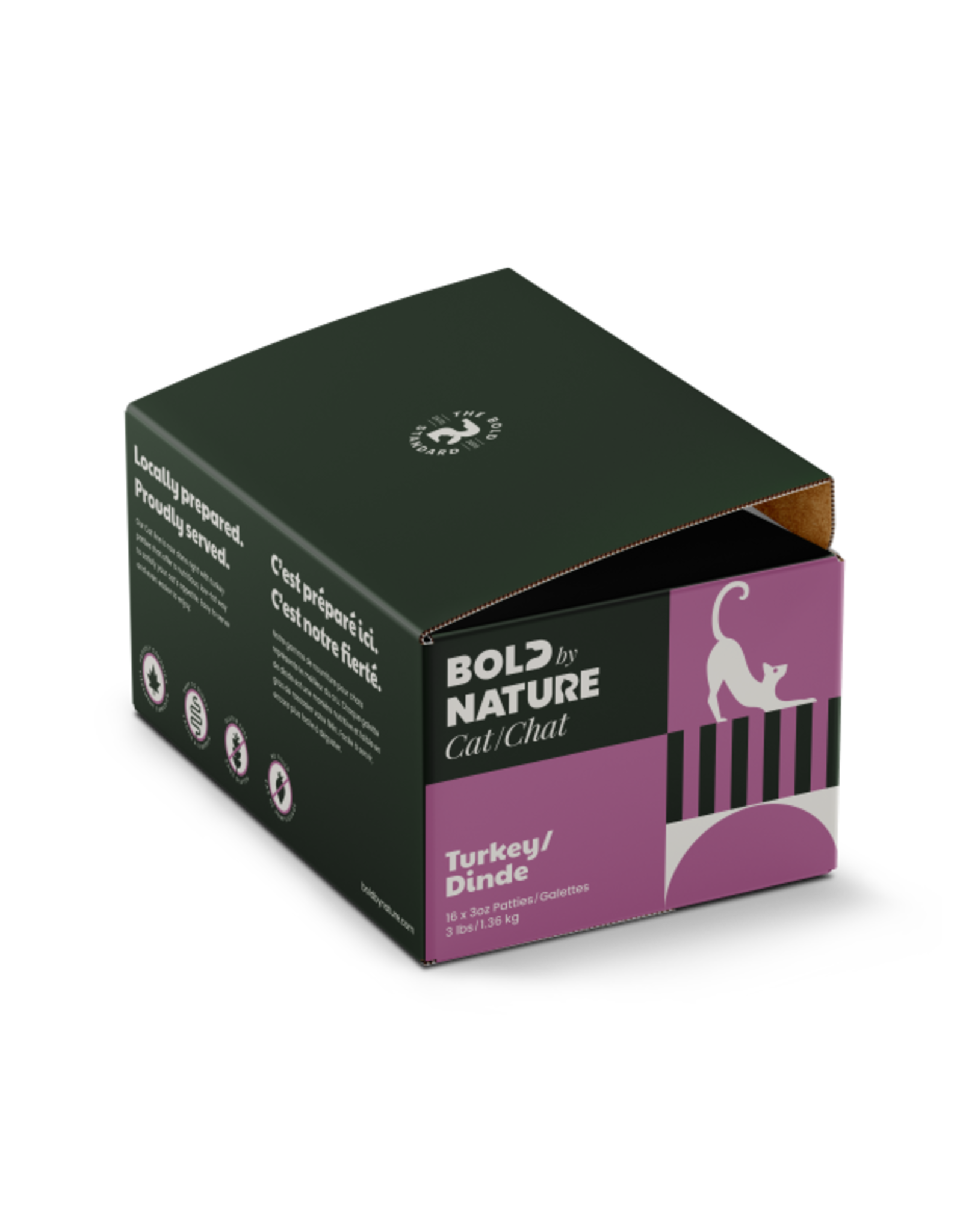 Bold By Nature Bold by Nature Turkey Patties 3 LB [CAT]