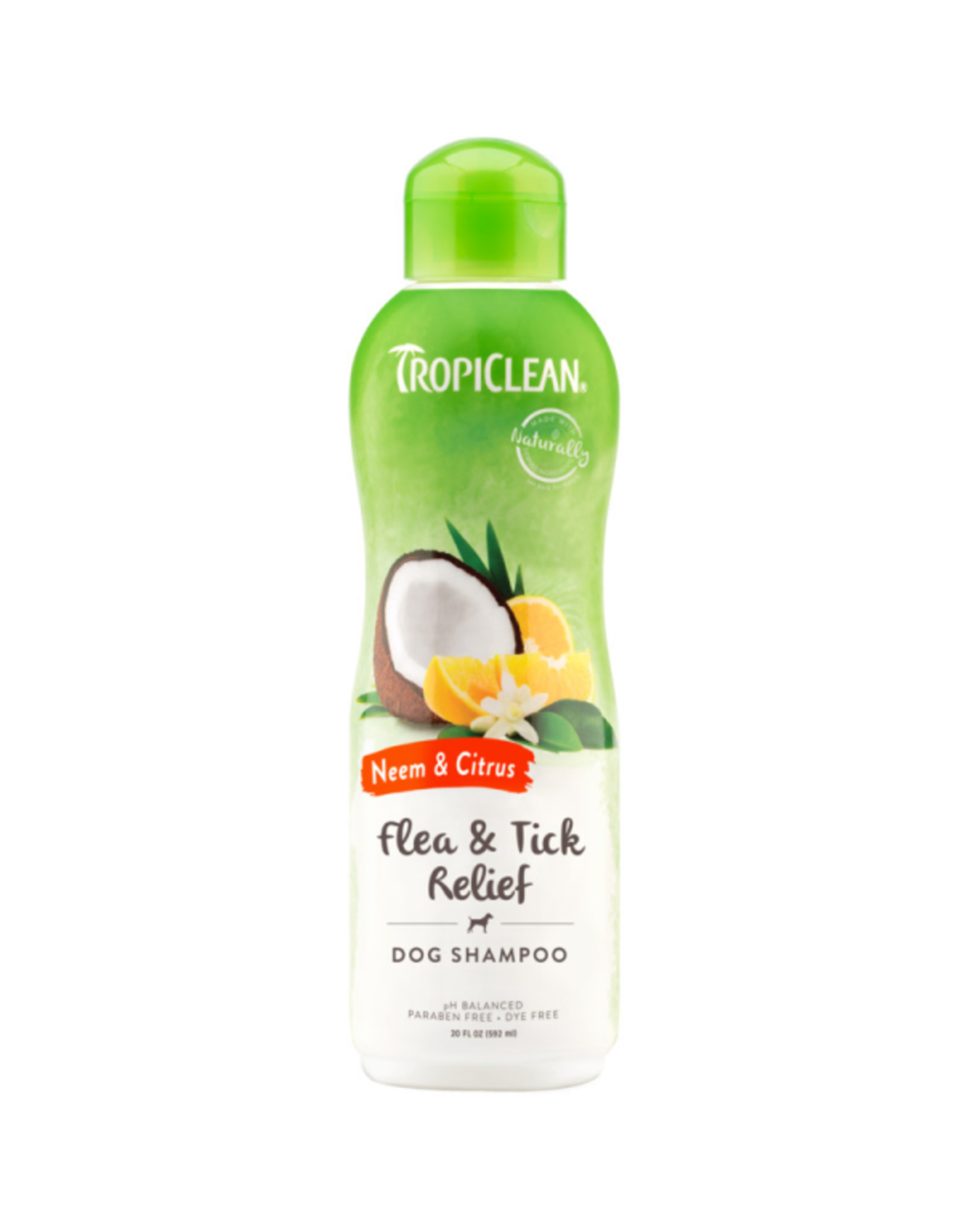TropiClean TropiClean Flea & Tick Relief Shampoo Neem & Citrus 20OZ