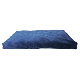 Be One Breed BeOneBreed Sky Bed Teal Plaid Large 28" x 46"