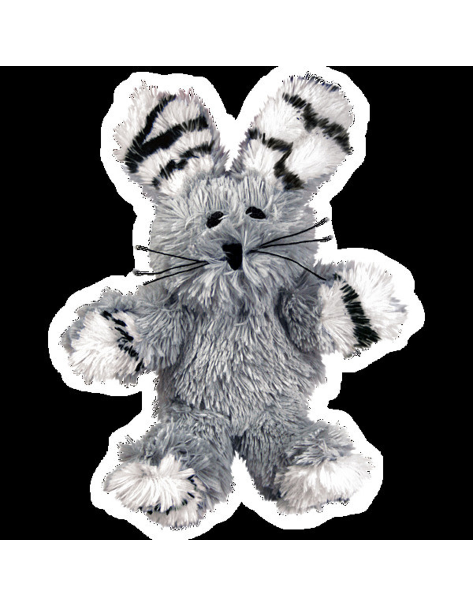 KONG Softies Fuzzy Bunny Cat Toy, Color Varies 