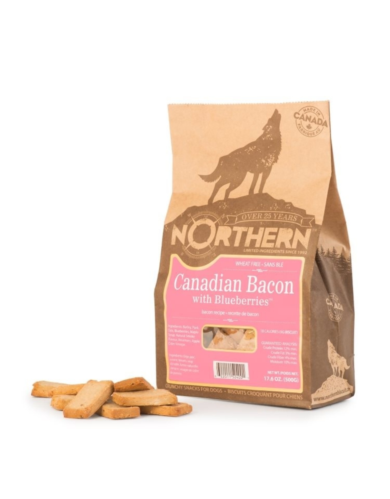Northern Biscuit Northern Biscuits Wheat Free Canadian Bacon w/ Blueberries [DOG] 500G