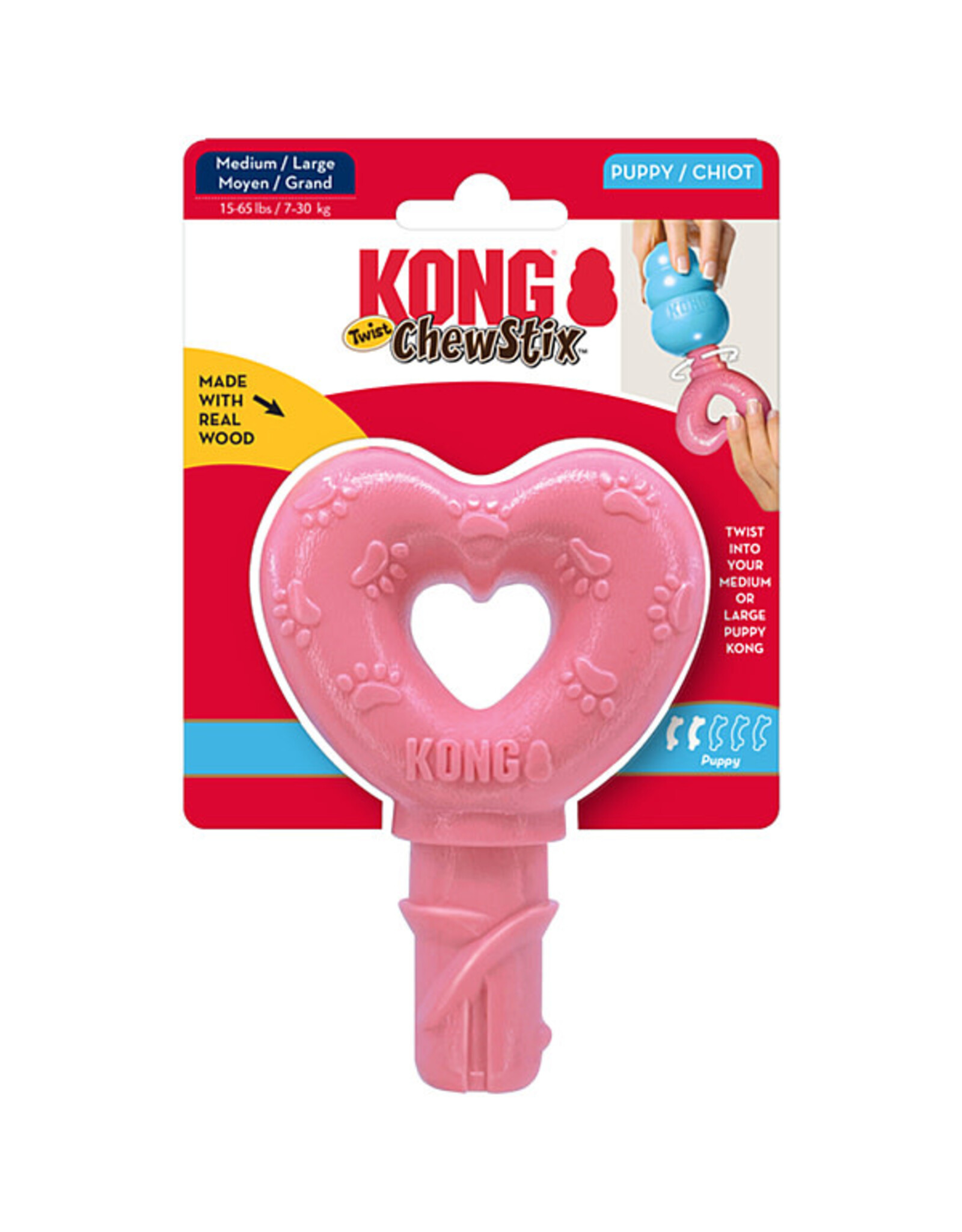 Kong Chewstix Puppy Twist Heart MD/LG