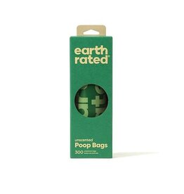 Earth Rated Eco-Friendly Unscented Poop Bags 1 ROLL /300 BAGS