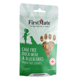 FirstMate FirstMate LID GF Duck & Blueberry Cookies [DOG] 8OZ