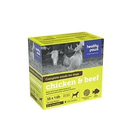 Healthy Paws Healthy Paws Frozen - Complete Beef/Chicken Dinner [DOG] 8LB