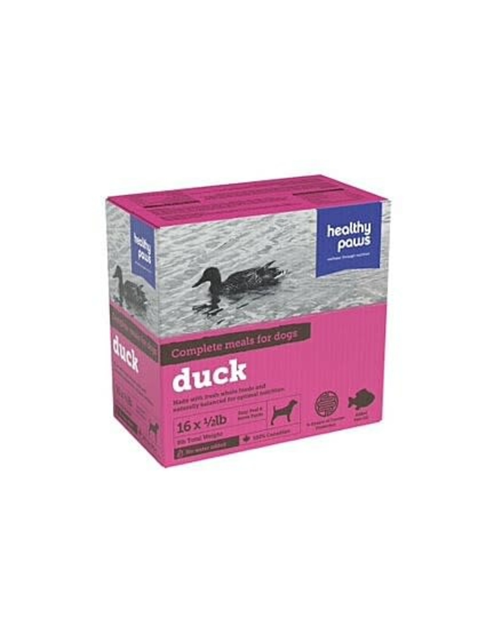 Healthy Paws Healthy Paws Frozen - Complete Duck Dinner [DOG] 8LB