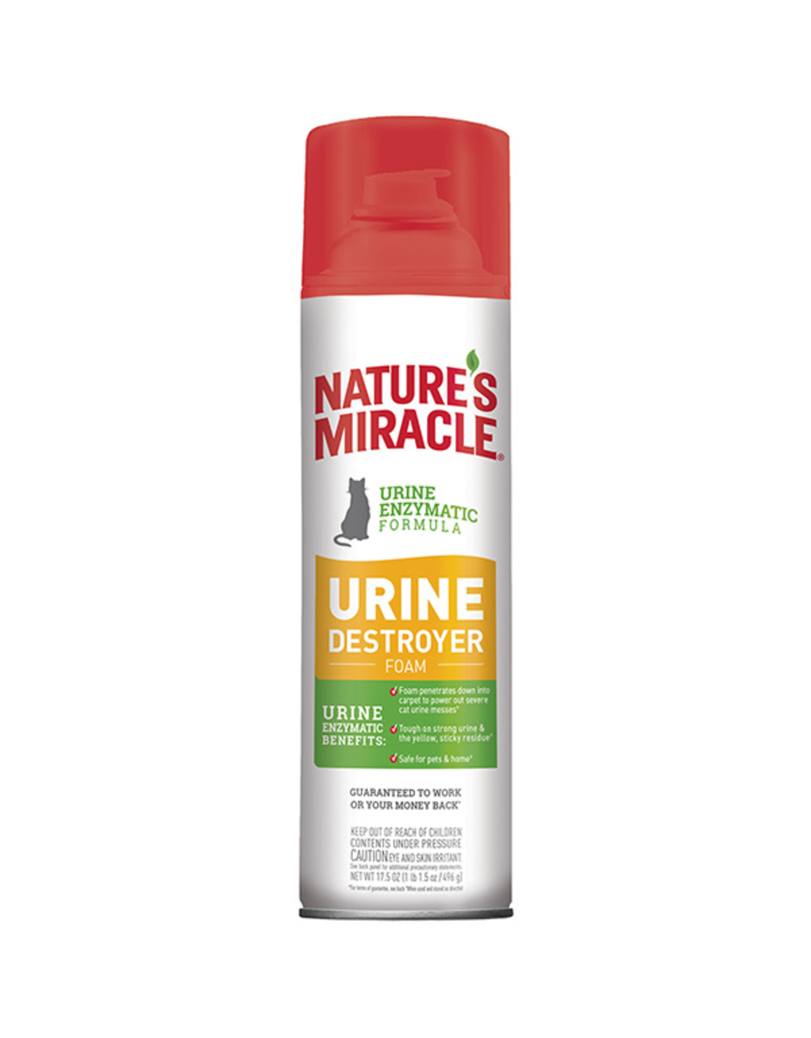 Nature's Miracle Nature's Miracle Urine Destroyer Foam Aerosol [CAT] 17.5OZ~*