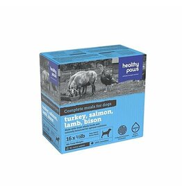 Healthy Paws Healthy Paws Frozen - Complete Turkey/Lamb/Salmon/Bison Dinner [DOG] 8LB