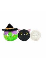 Patchwork HLWN Prickle Witch with Black Cat 5"