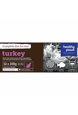 Healthy Paws Healthy Paws Frozen - Complete Turkey Dinner [CAT] 1.2KG