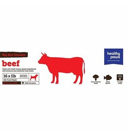Healthy Paws Healthy Paws Frozen - Big Box Beef Dinner [DOG] 16LB