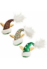 Ethical XMAS Elf Hat Catnip Toys Assorted 4"