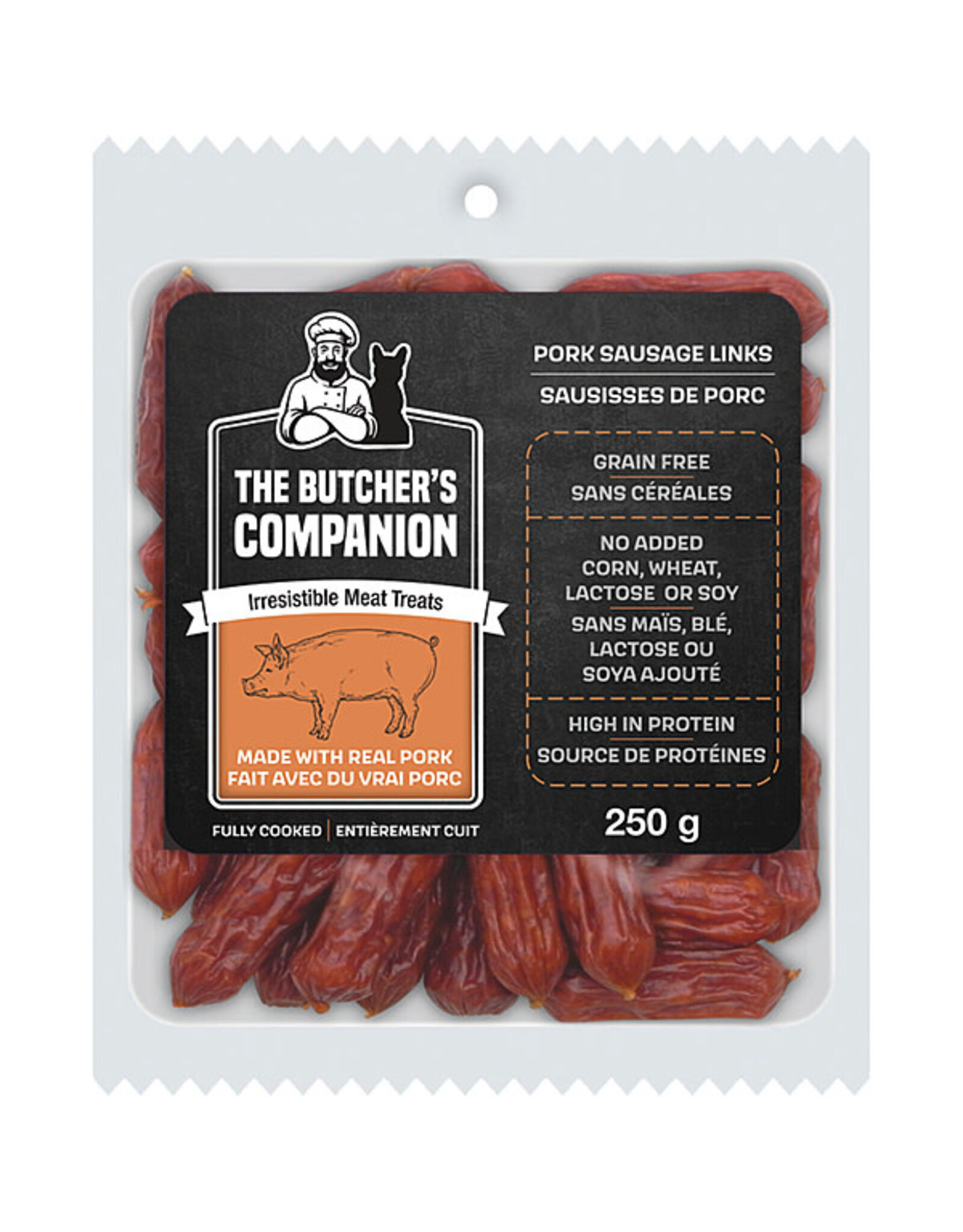 The Butcher's Companion Sausage Links Pork 250GM