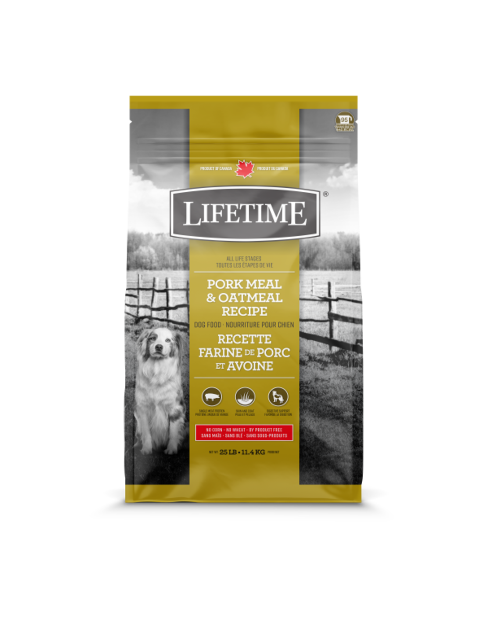 Lifetime Lifetime Pork & Oatmeal [DOG] 11.4KG