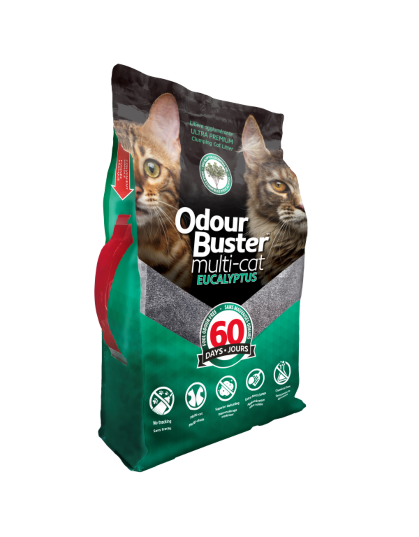 Odour Buster Odour Buster Multi-Cat w/ Eucalyptus Litter 12KG
