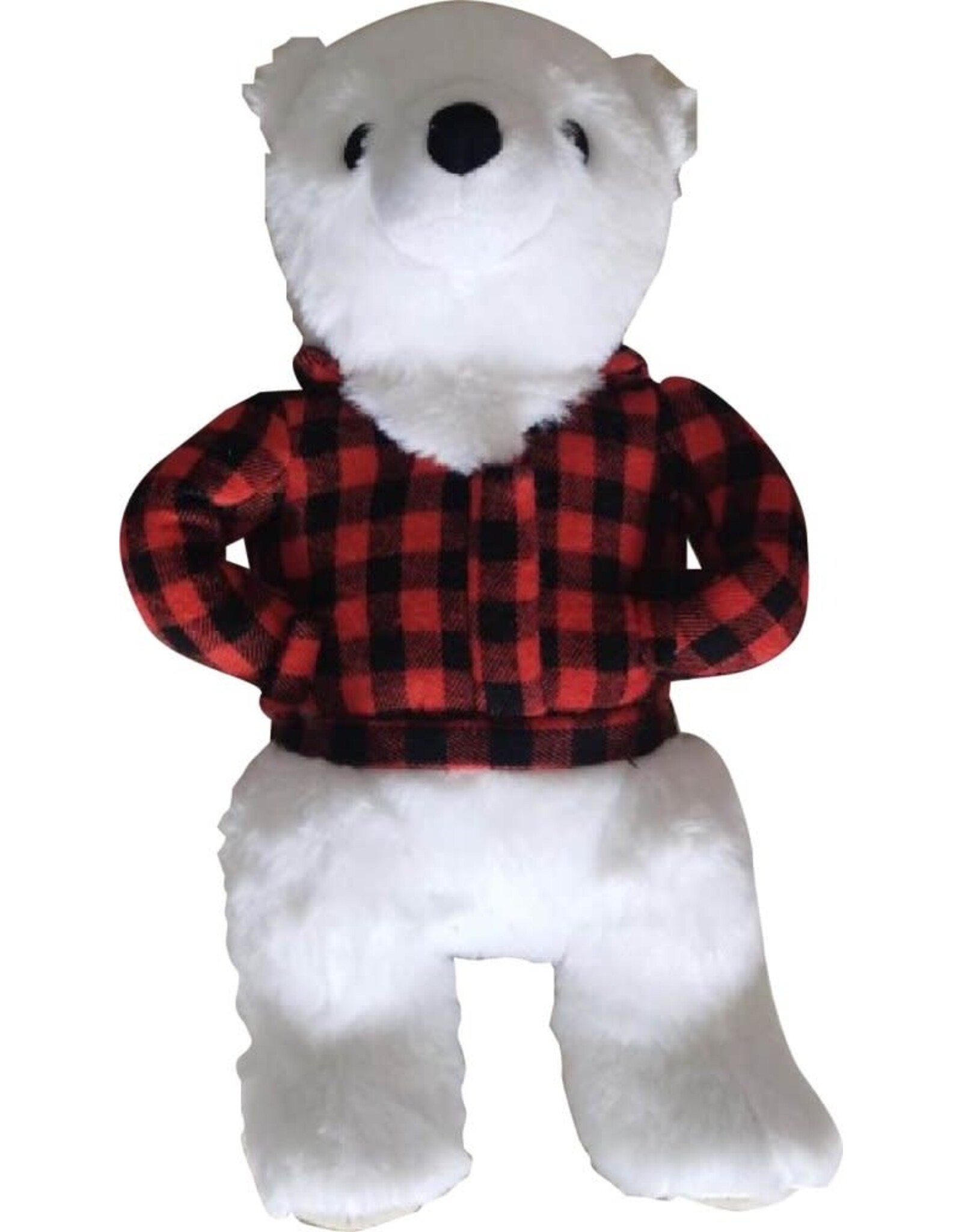Tall Tails Tall Tails 7" Polar Bear w/ Plaid Shirt
