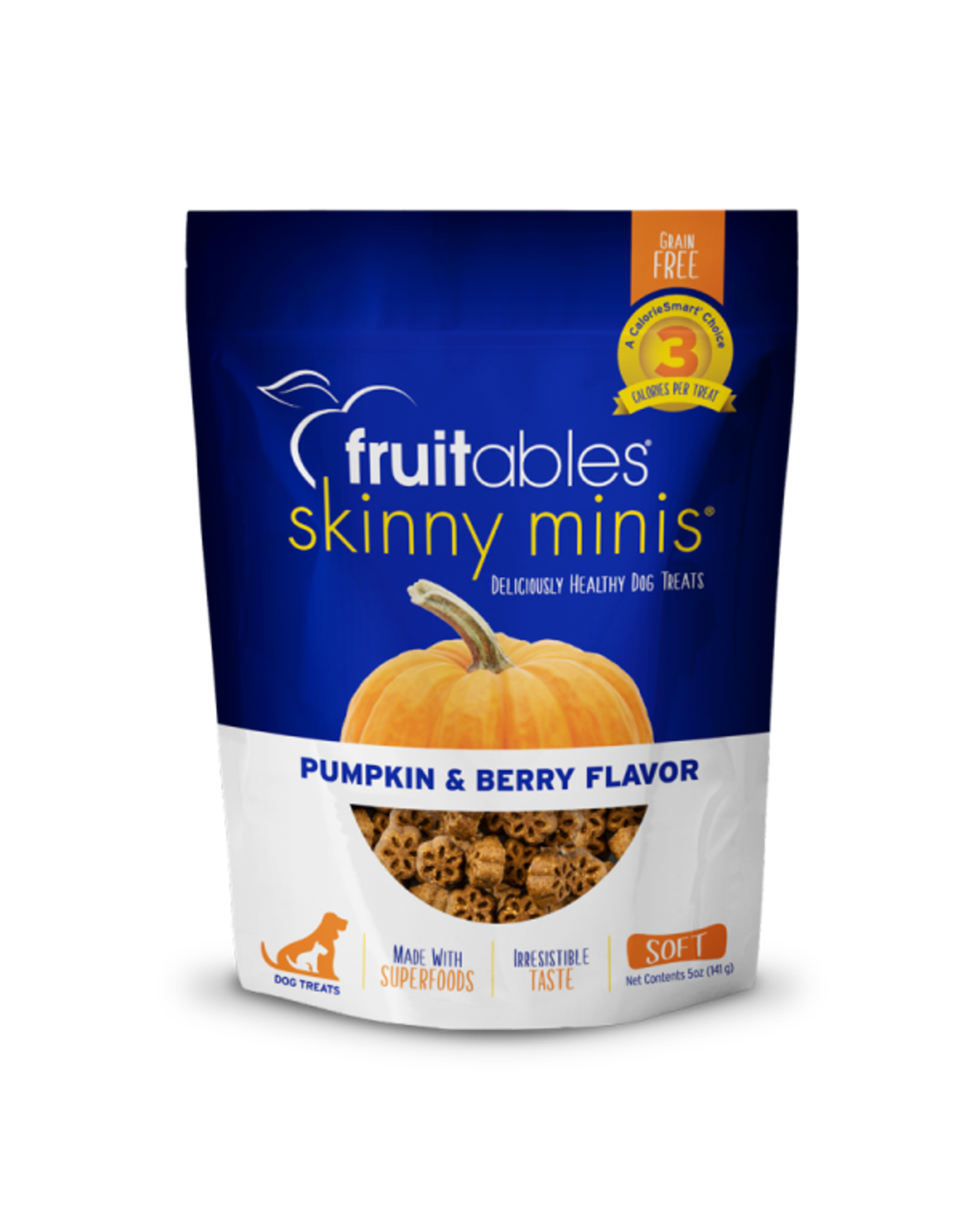 Fruitables Fruitables Skinny Minis Pumpkin/Berry Chewy Treats [DOG] 141G