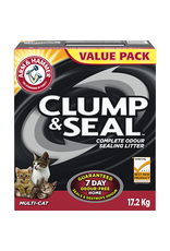 A&H A&H Clump & Seal Multi-Cat Litter 17.2KG