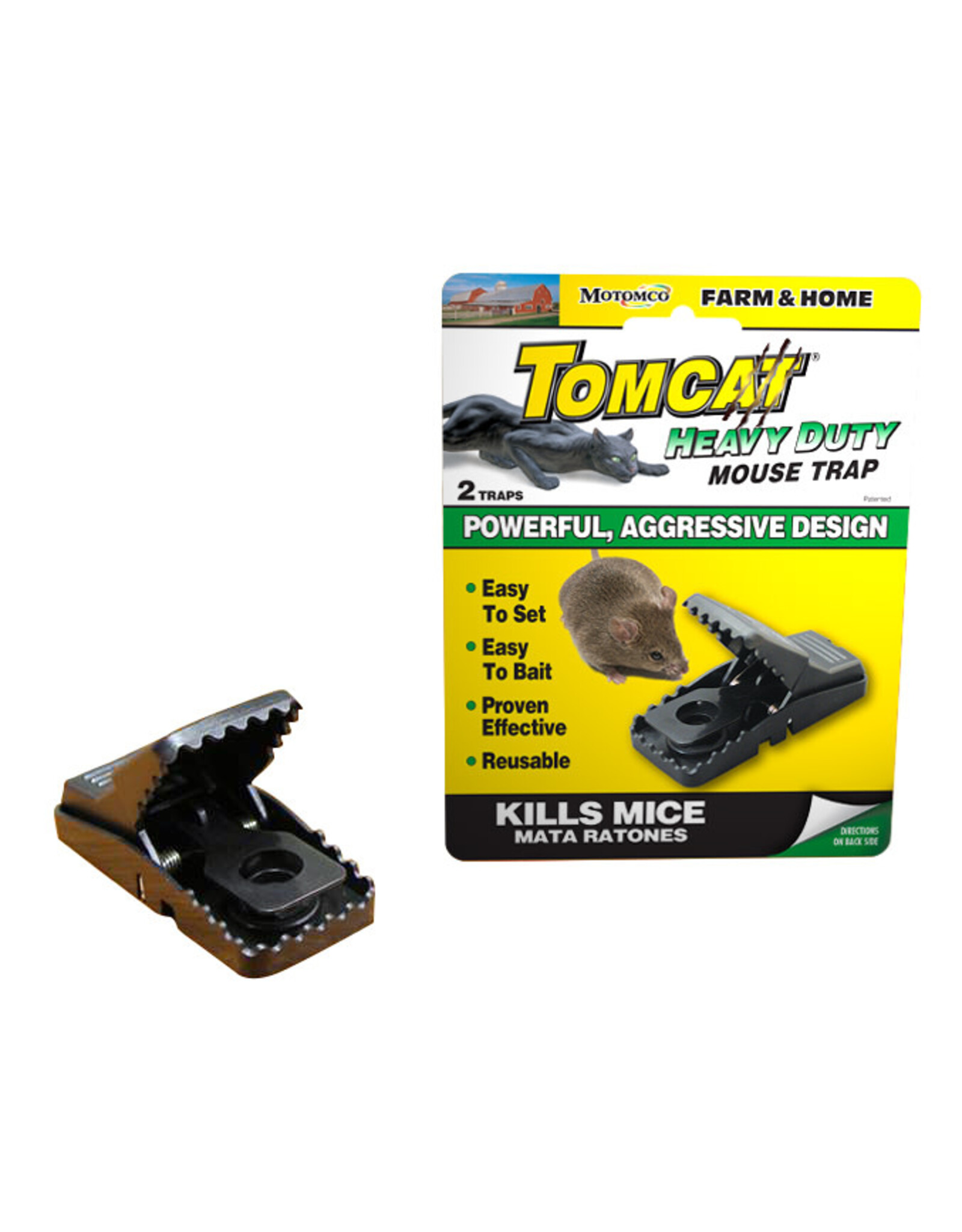 Victor TomCat Heavy Duty Mouse Trap 2 PK