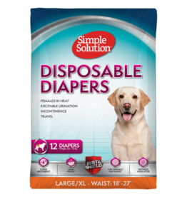 Simple Solution Simple Solution Disposable Diapers L/XL 12PK