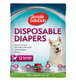 Simple Solution Simple Solution Disposable Diapers XXL 12PK
