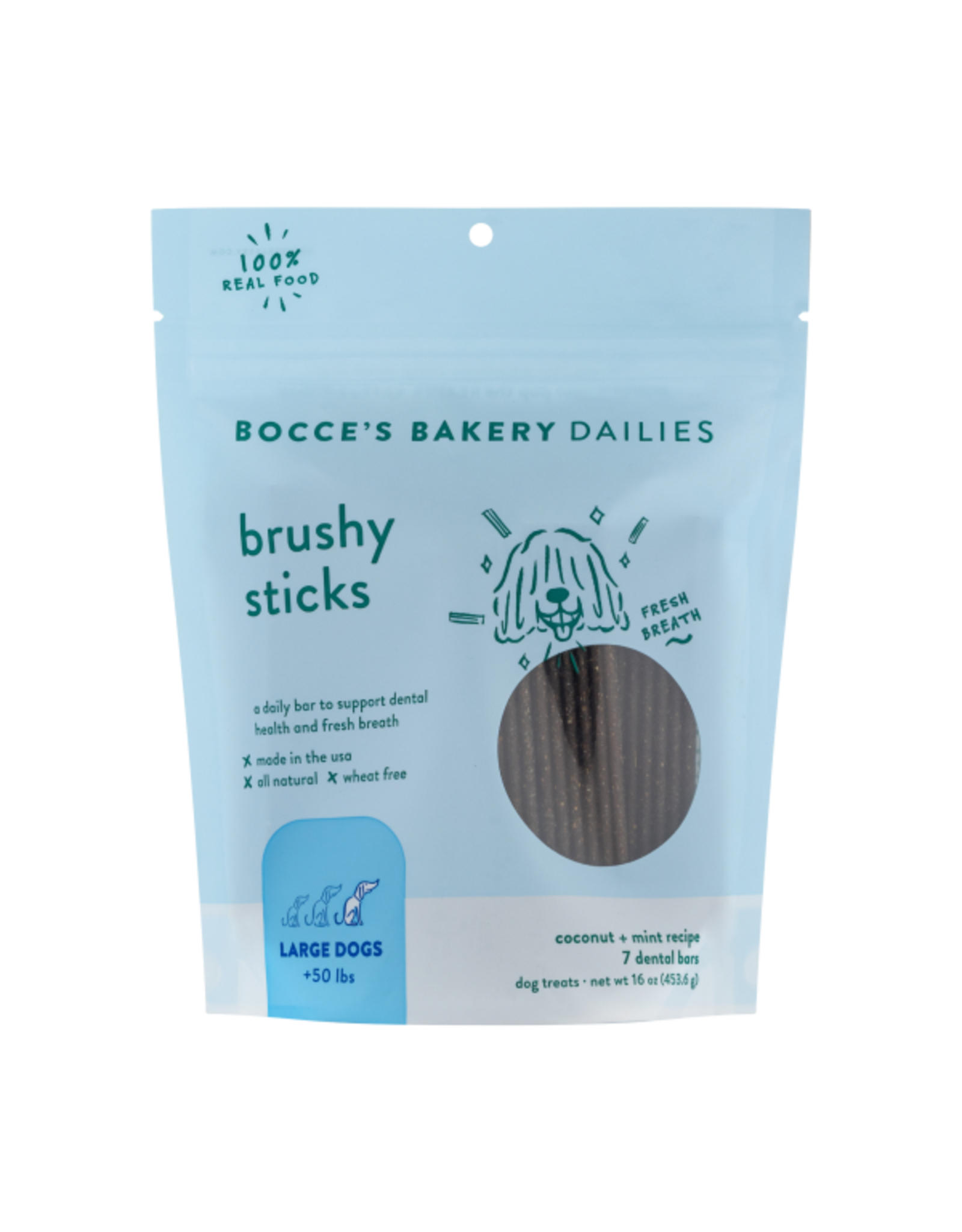 Bocce's Bocce's Bakery Dailies Brushy Sticks LG 16OZ