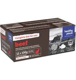 Healthy Paws Healthy Paws Frozen - Complete Beef Dinner [CAT] 1.2KG