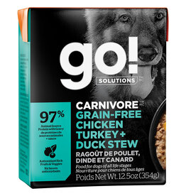 Petcurean GO! Carnivore Chicken Turkey & Duck [DOG] 12.5OZ