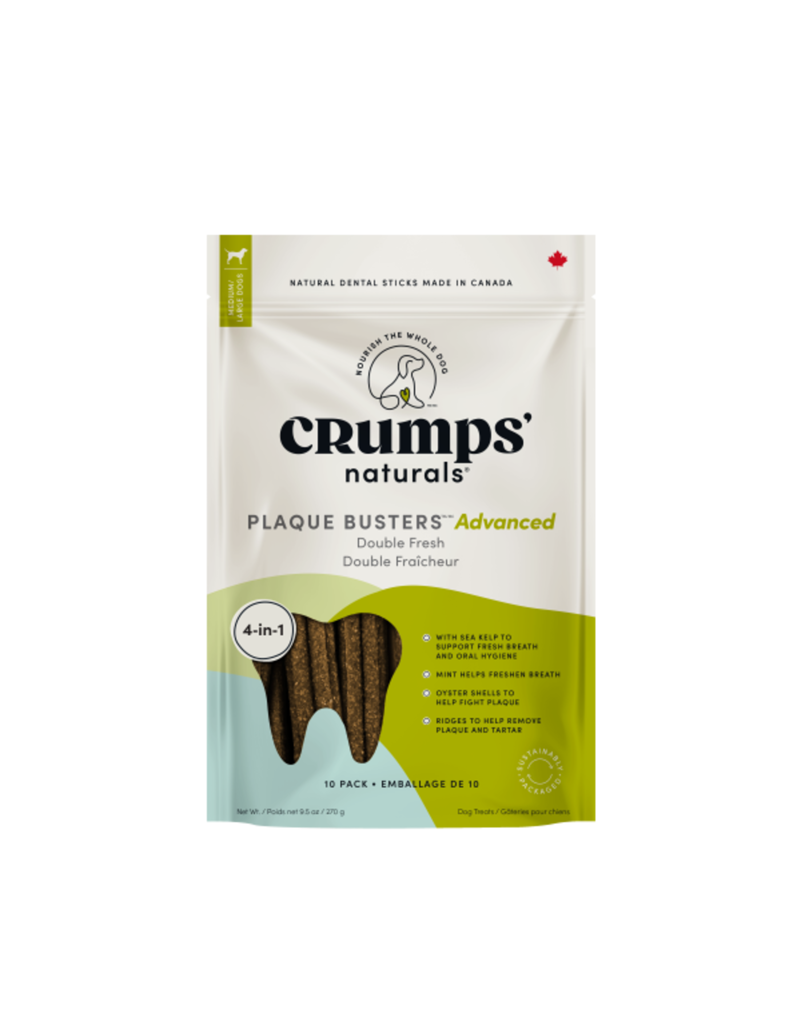 Crumps Crumps' Naturals Plaque Busters Advanced Fresh Kelp [DOG] 270GM